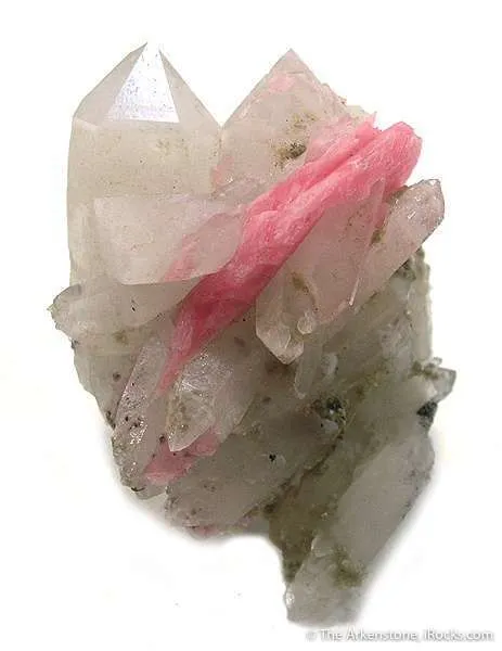 Rhodochrosite With Quartz image