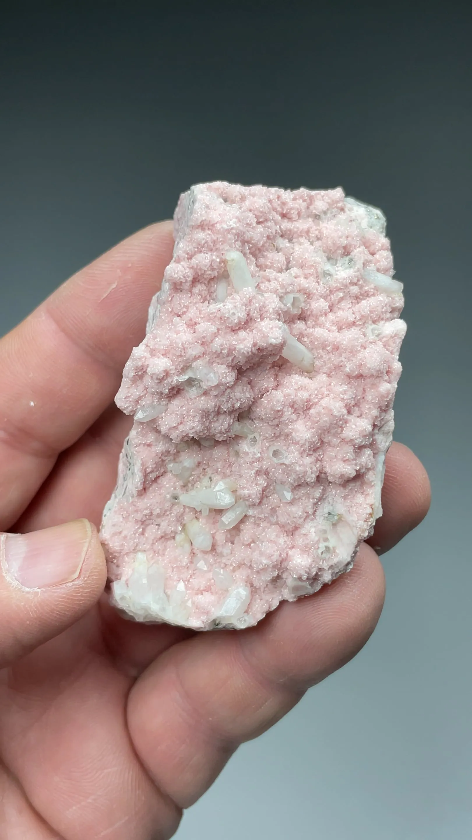 Rhodochrosite with Quartz - image 2