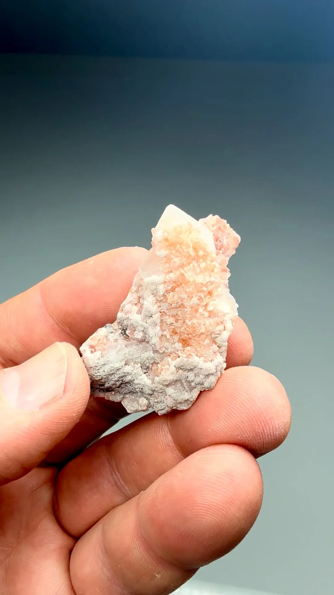 Rhodochrosite with Quartz - image 2
