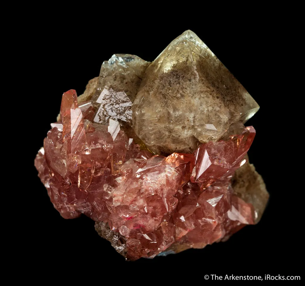Rhodochrosite with Quartz - image 4