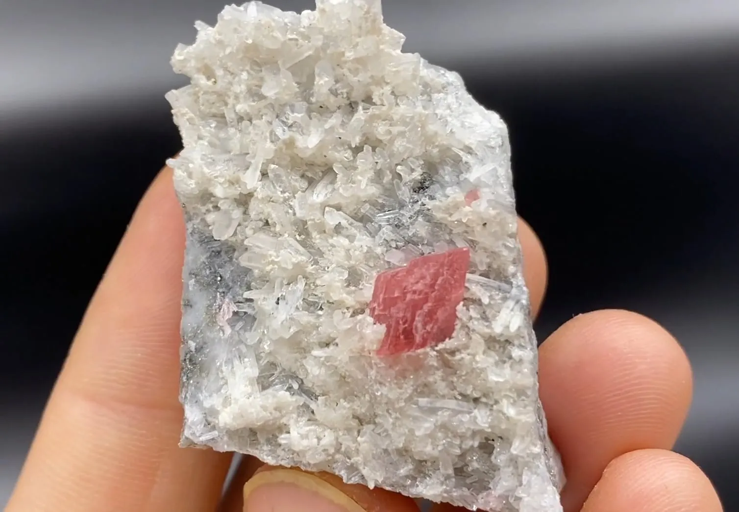 Rhodochrosite with Quartz - image 7