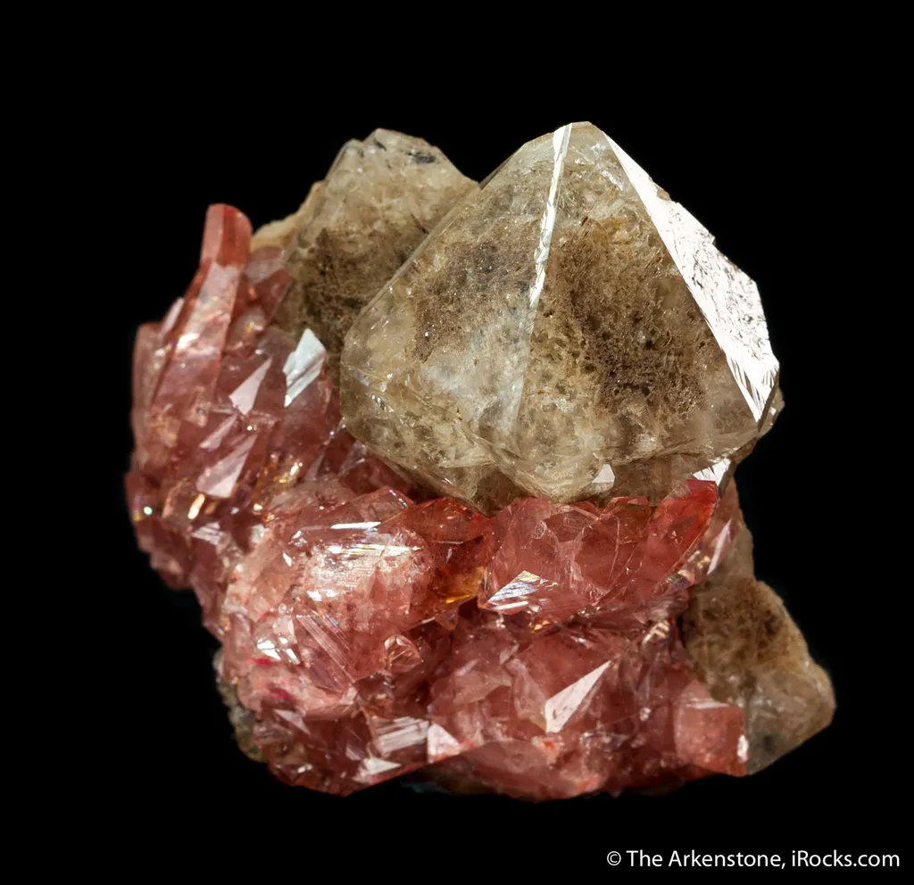 Rhodochrosite with Quartz - image 3