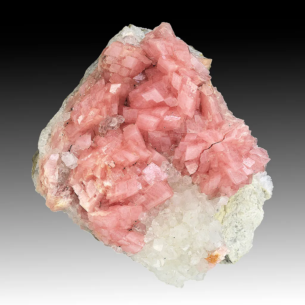 Rhodochrosite with Quartz image