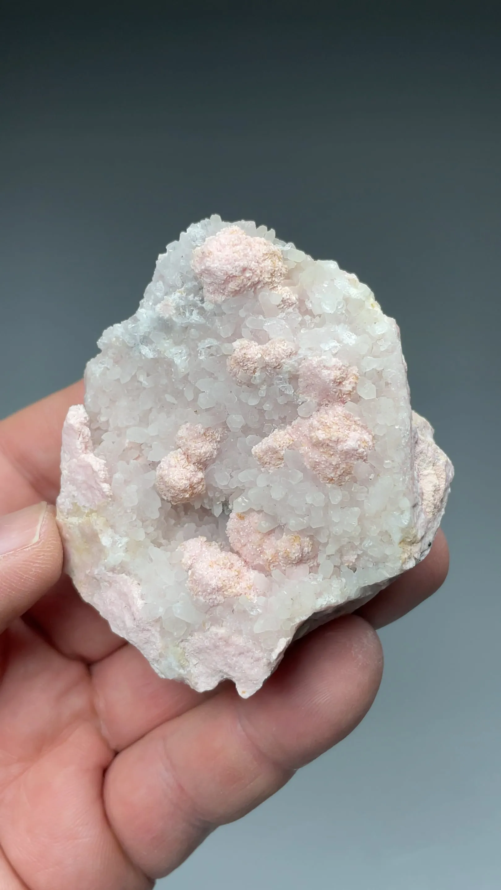 Rhodochrosite with Quartz - image 2
