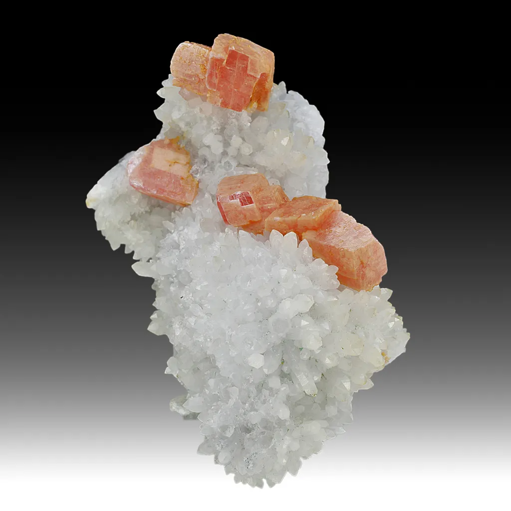 Rhodochrosite with Quartz image