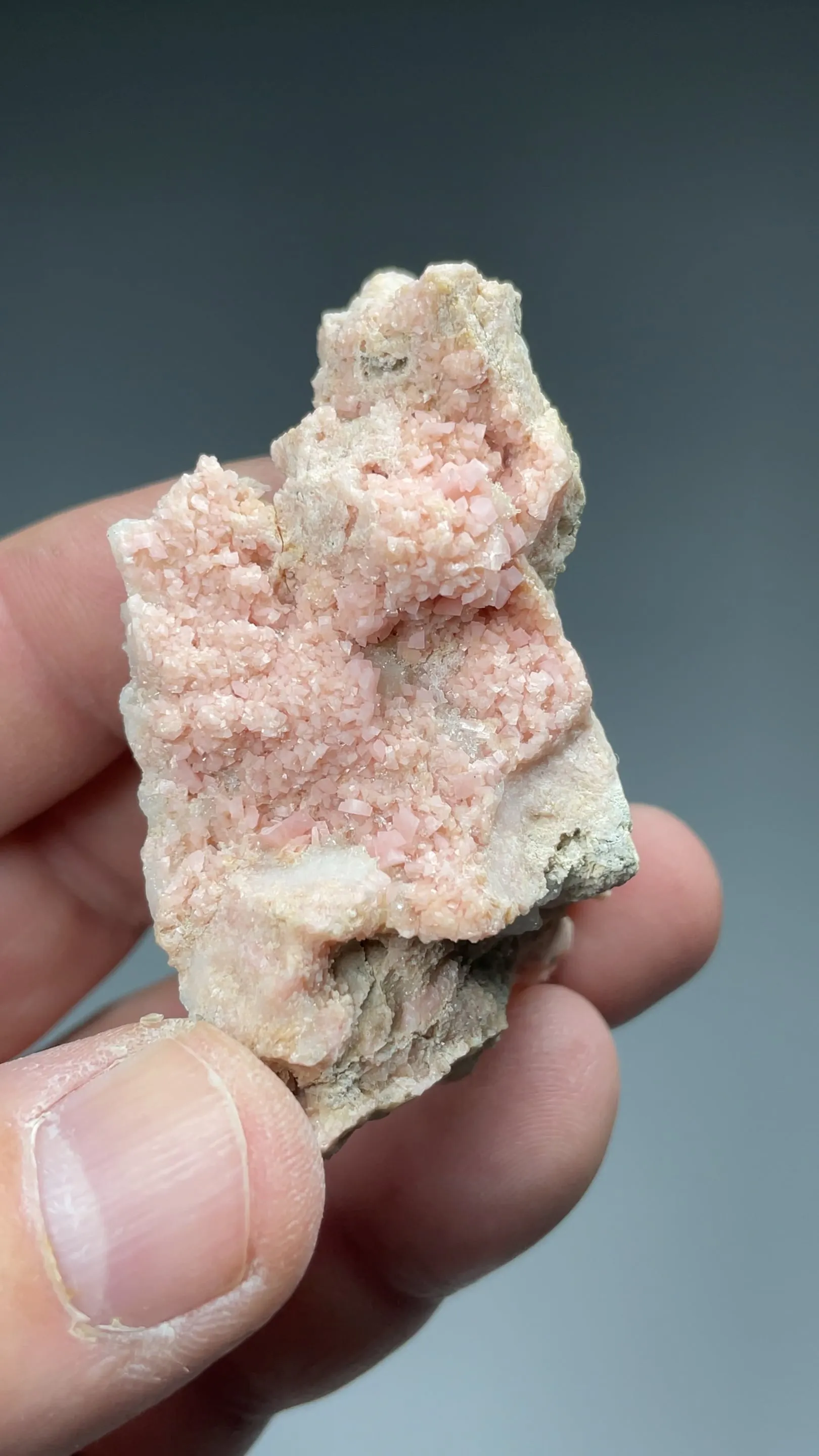 Rhodochrosite with Quartz - image 2
