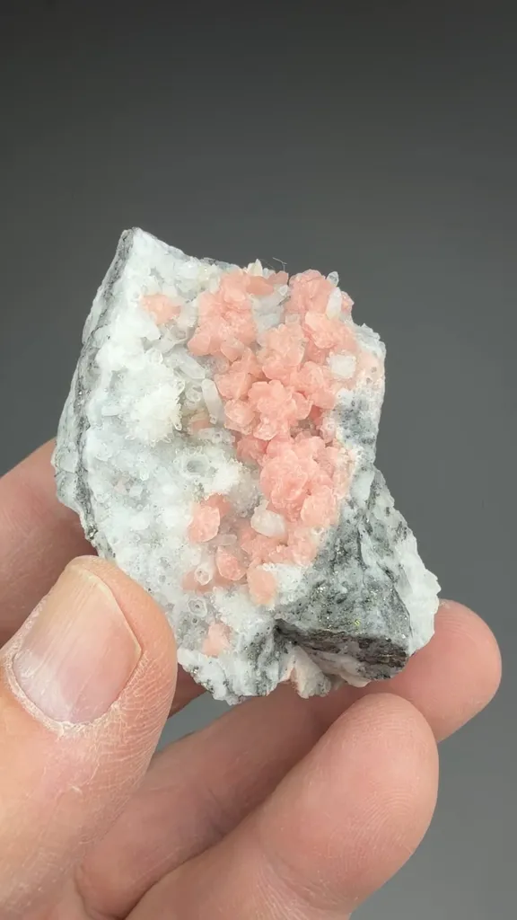 Rhodochrosite with Quartz - image 2
