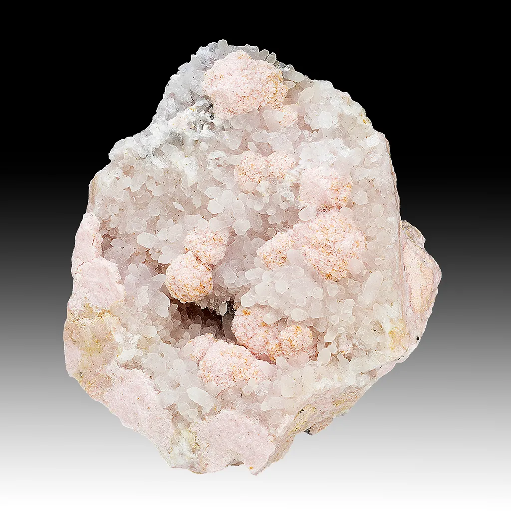 Rhodochrosite with Quartz image