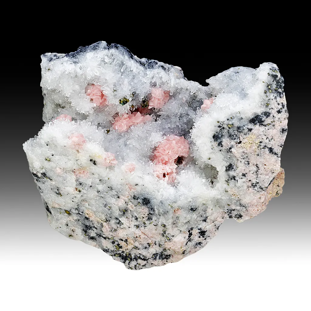 Rhodochrosite with Quartz image