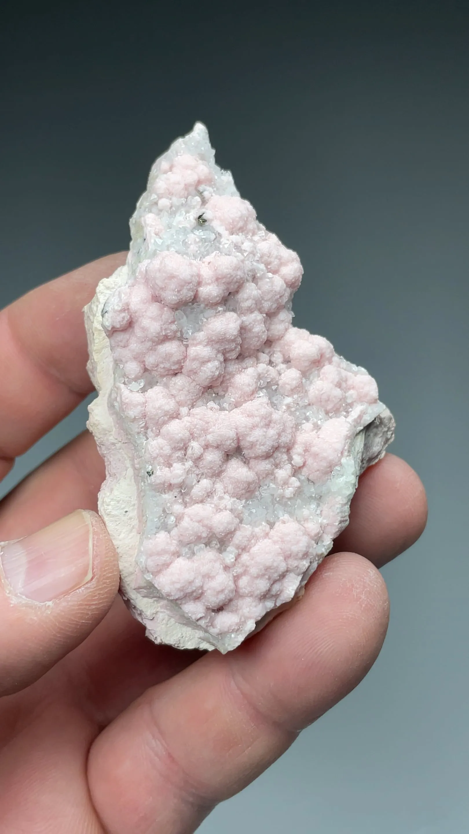 Rhodochrosite with Quartz - image 2