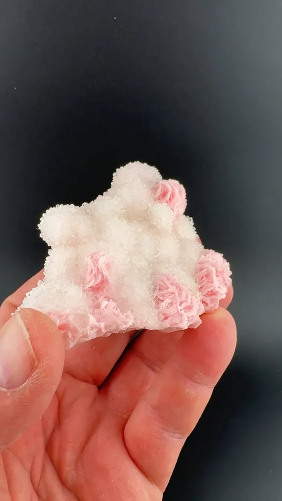 Rhodochrosite with Quartz image