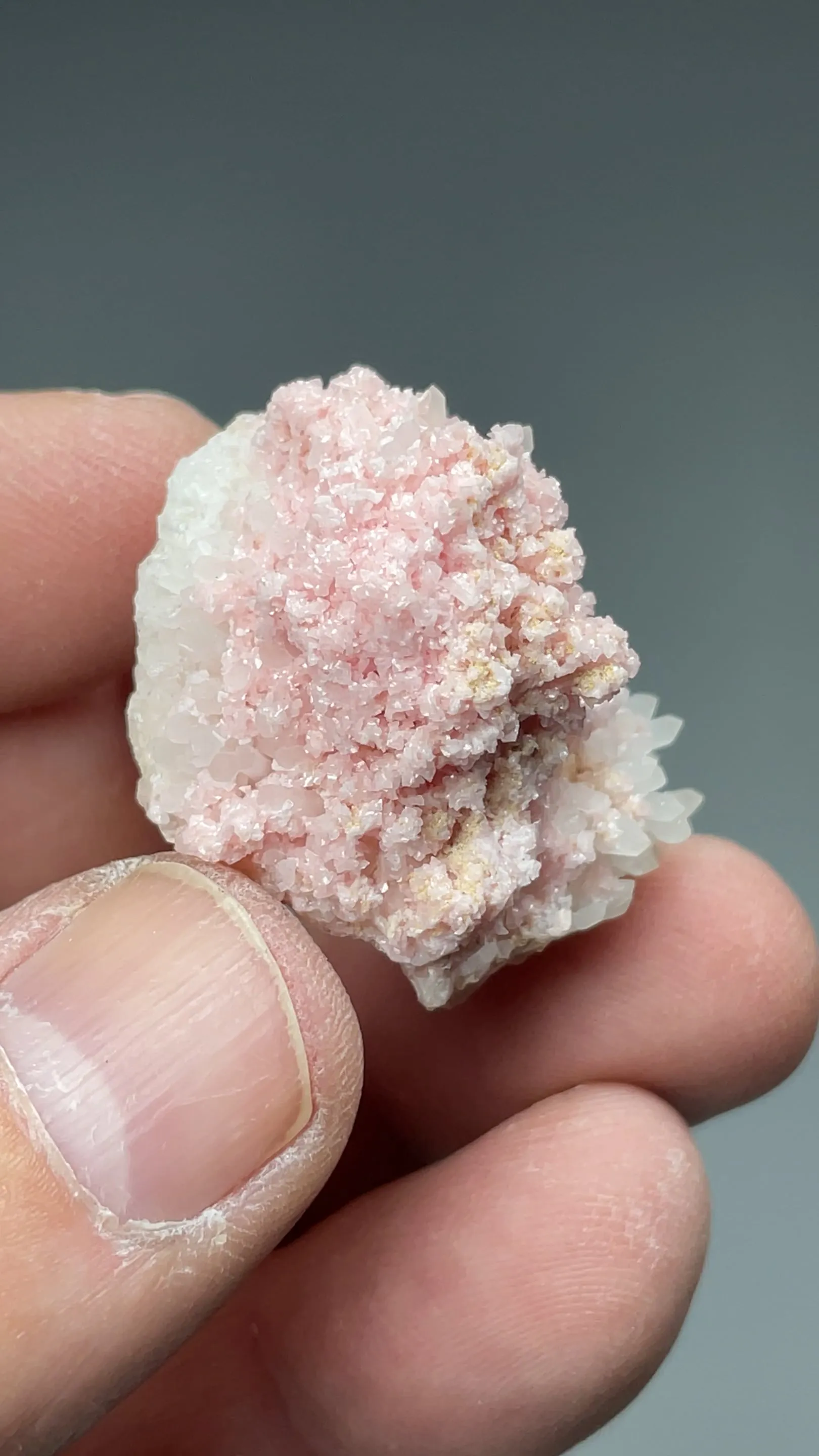 Rhodochrosite with Quartz - image 2
