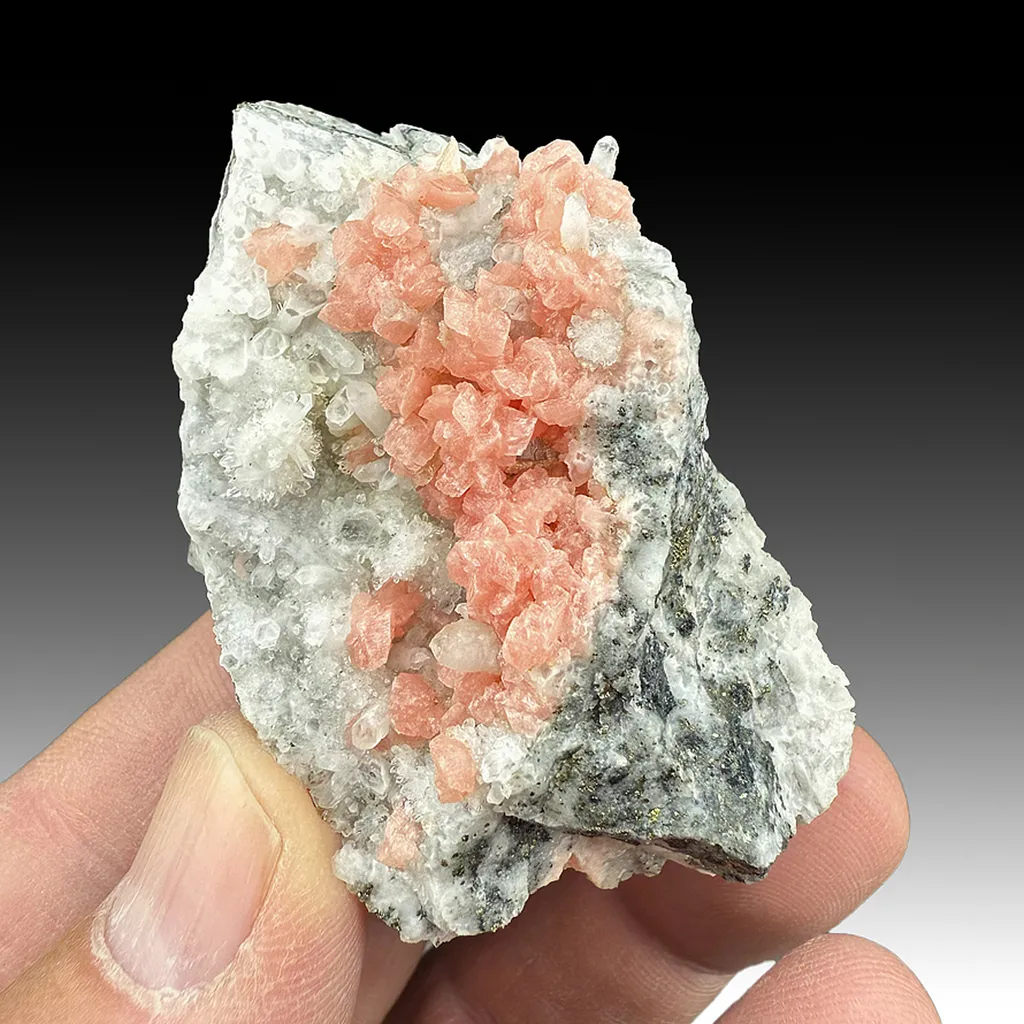 Rhodochrosite with Quartz image