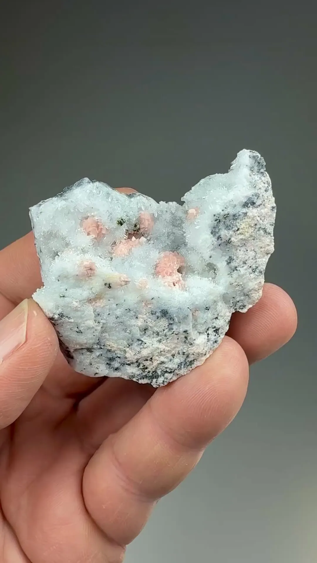 Rhodochrosite with Quartz - image 2