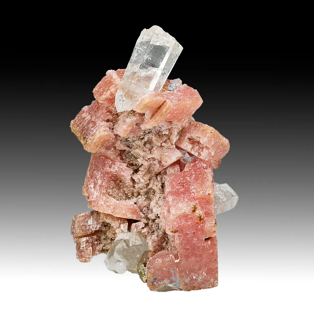 Rhodochrosite with Quartz - image 1
