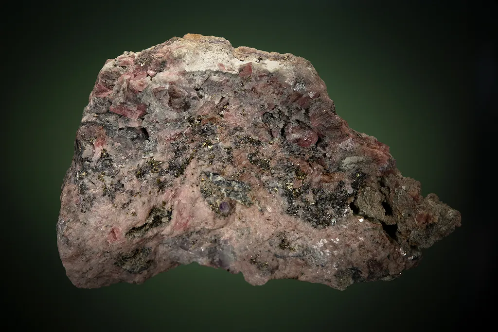 Rhodochrosite with Quartz and Fluorite - image 3