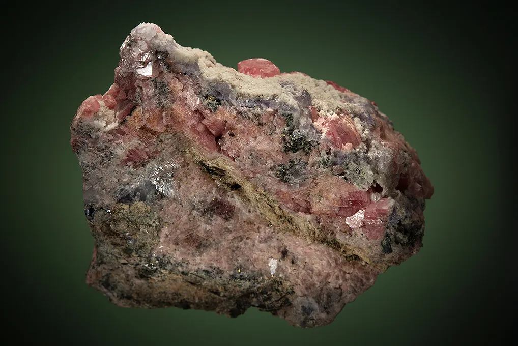 Rhodochrosite with Quartz and Fluorite - image 4