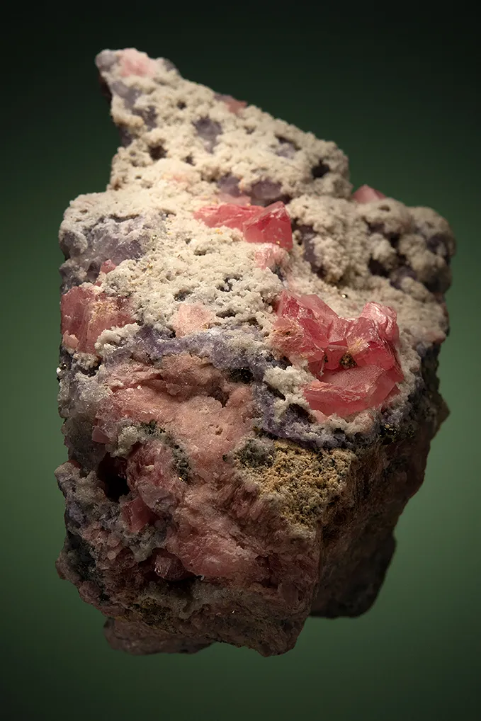 Rhodochrosite with Quartz and Fluorite - image 5