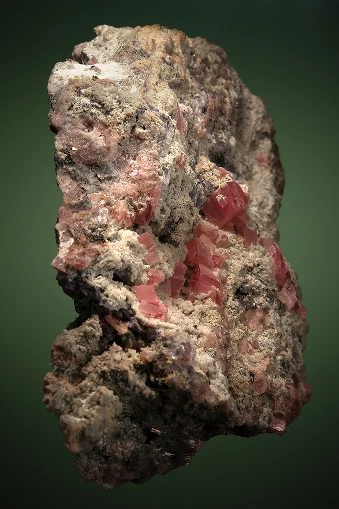 Rhodochrosite with Quartz and Fluorite - image 4