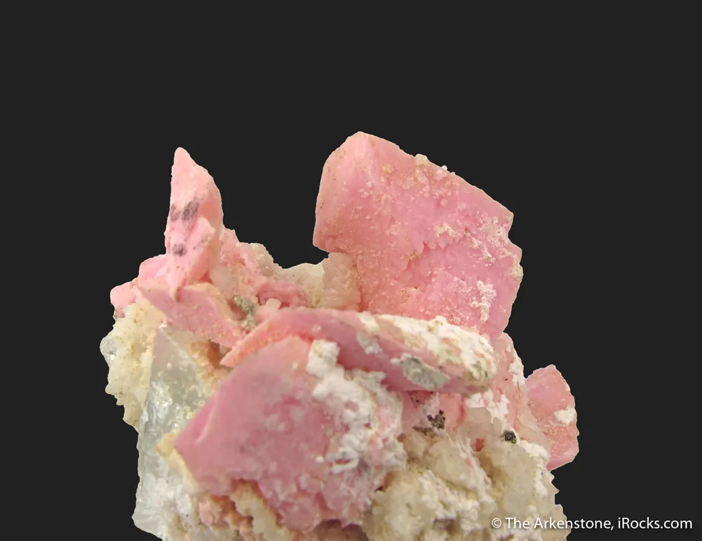 Rhodochrosite with Quartz and Fluorite - image 3