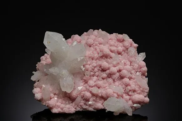 Rhodochrosite with Quartz - image 1
