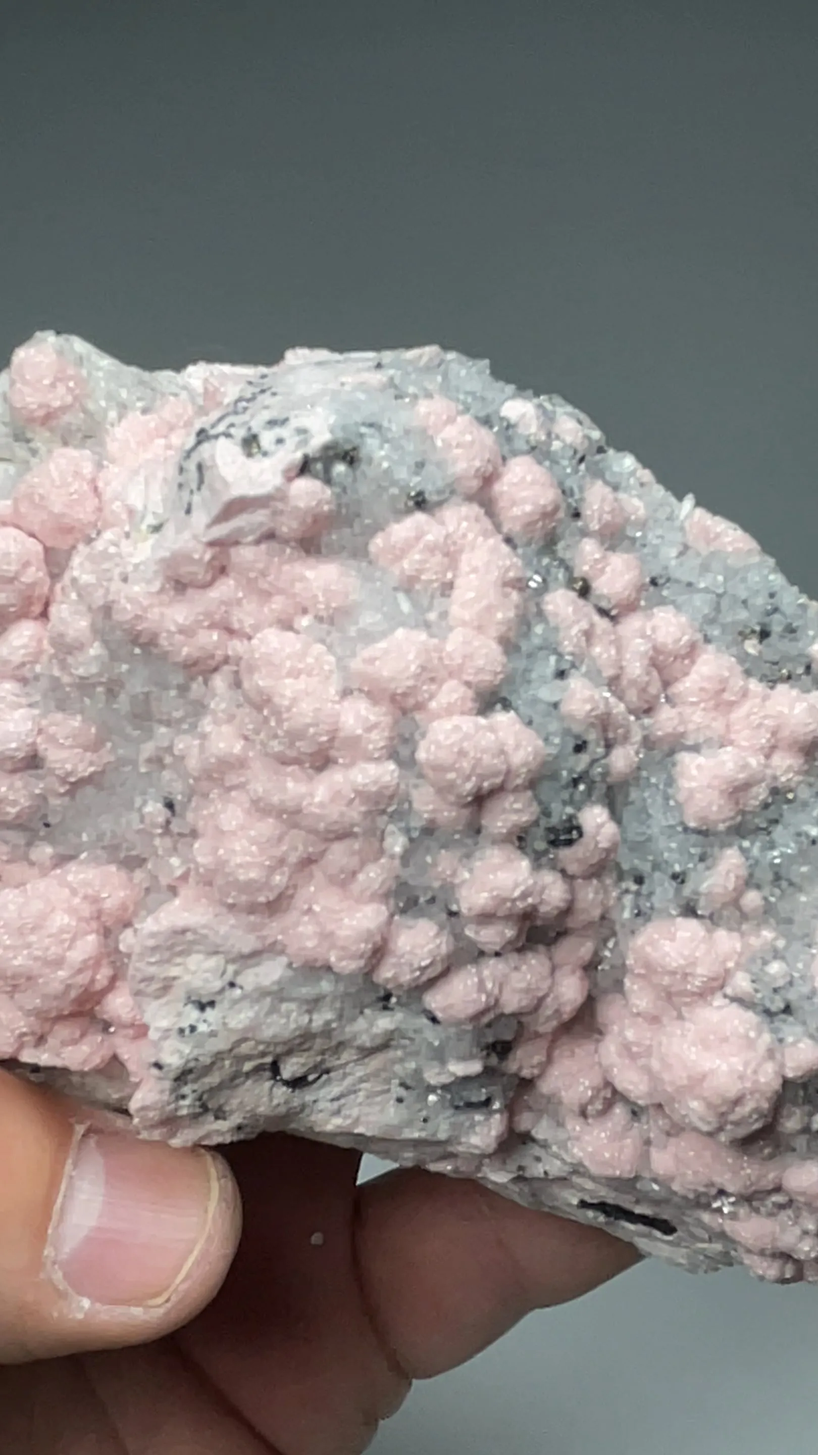Rhodochrosite with Quartz - image 2