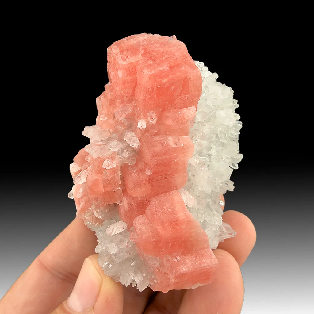 Rhodochrosite with Quartz - image 1