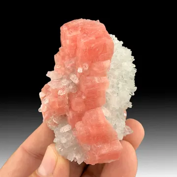 Rhodochrosite with Quartz