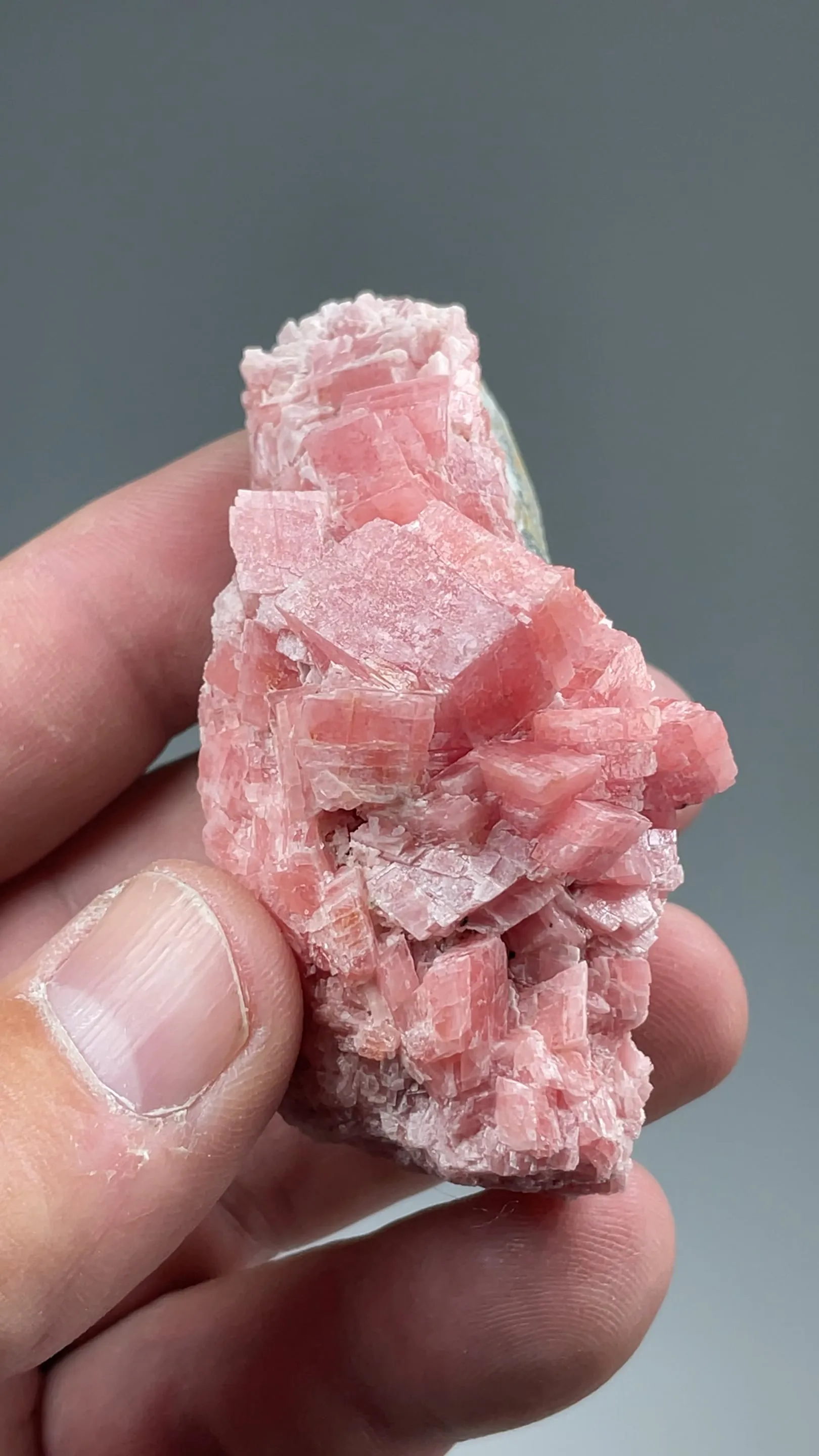 Rhodochrosite with Quartz - image 2