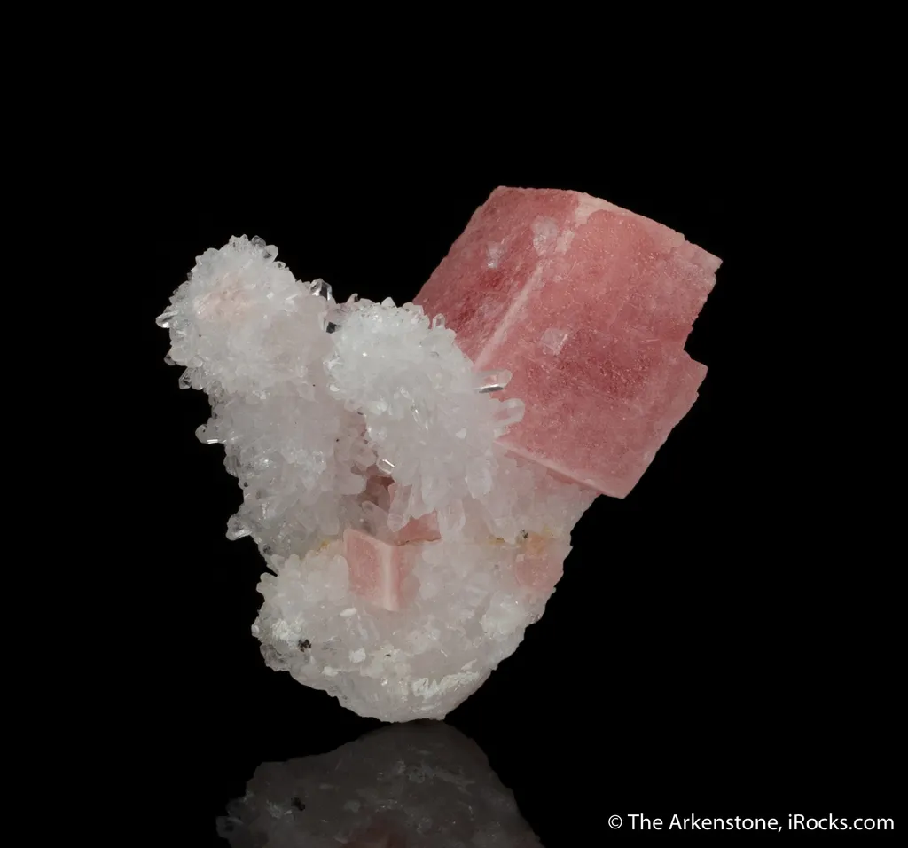 Rhodochrosite with Quartz - image 3