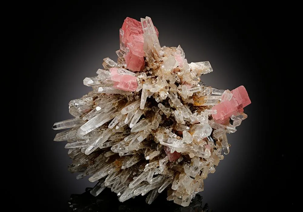 Rhodochrosite with Quartz image