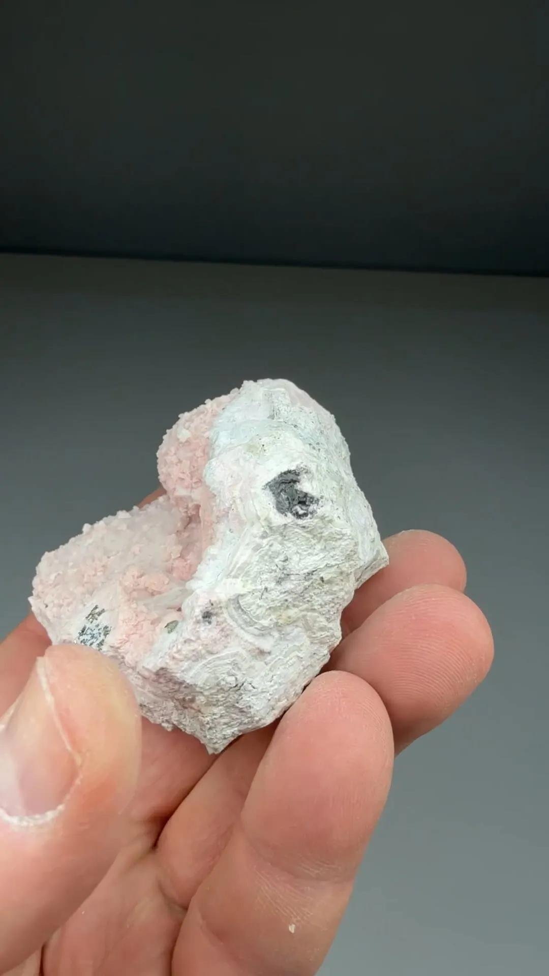 Rhodochrosite with Quartz - image 2