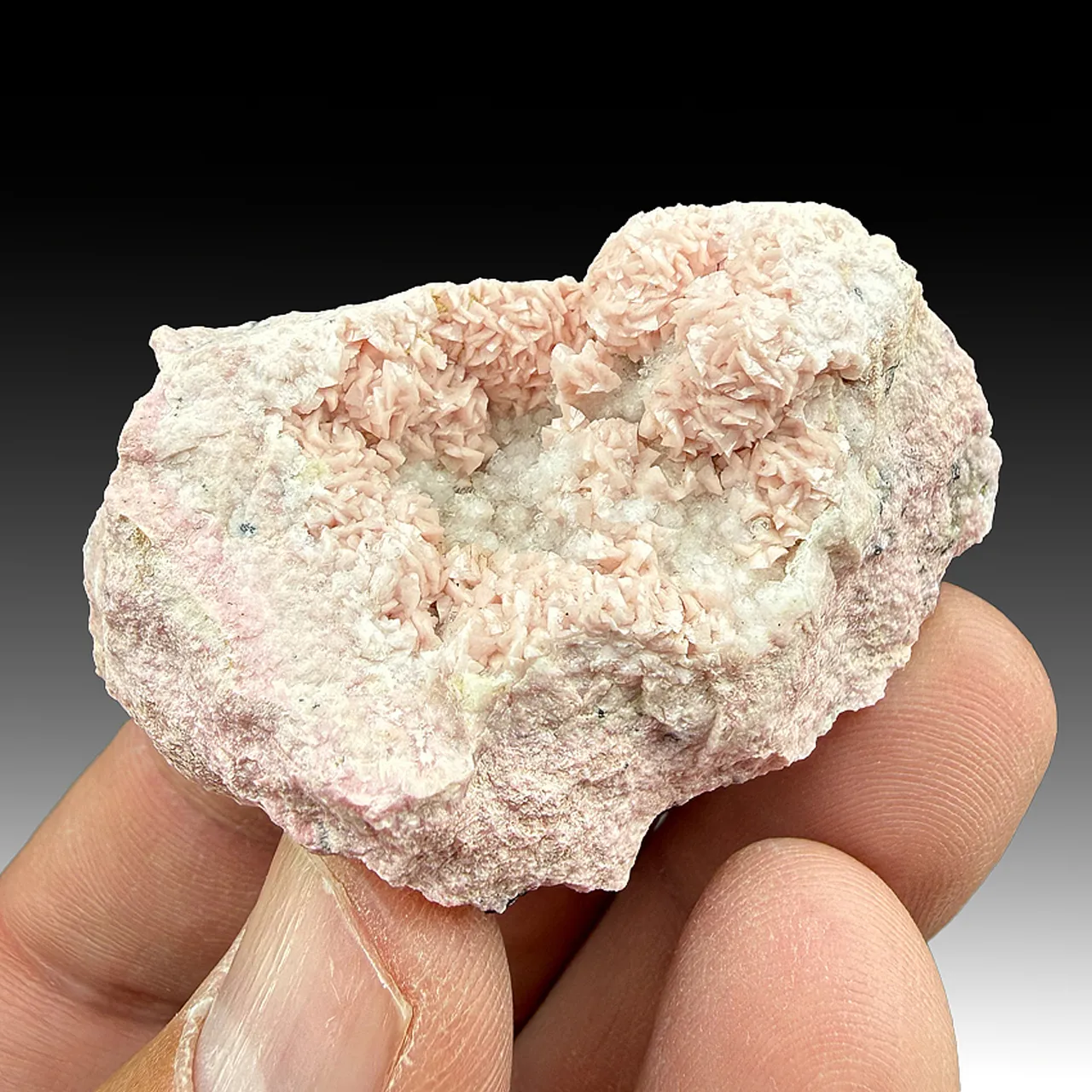 Rhodochrosite with Quartz - image 1