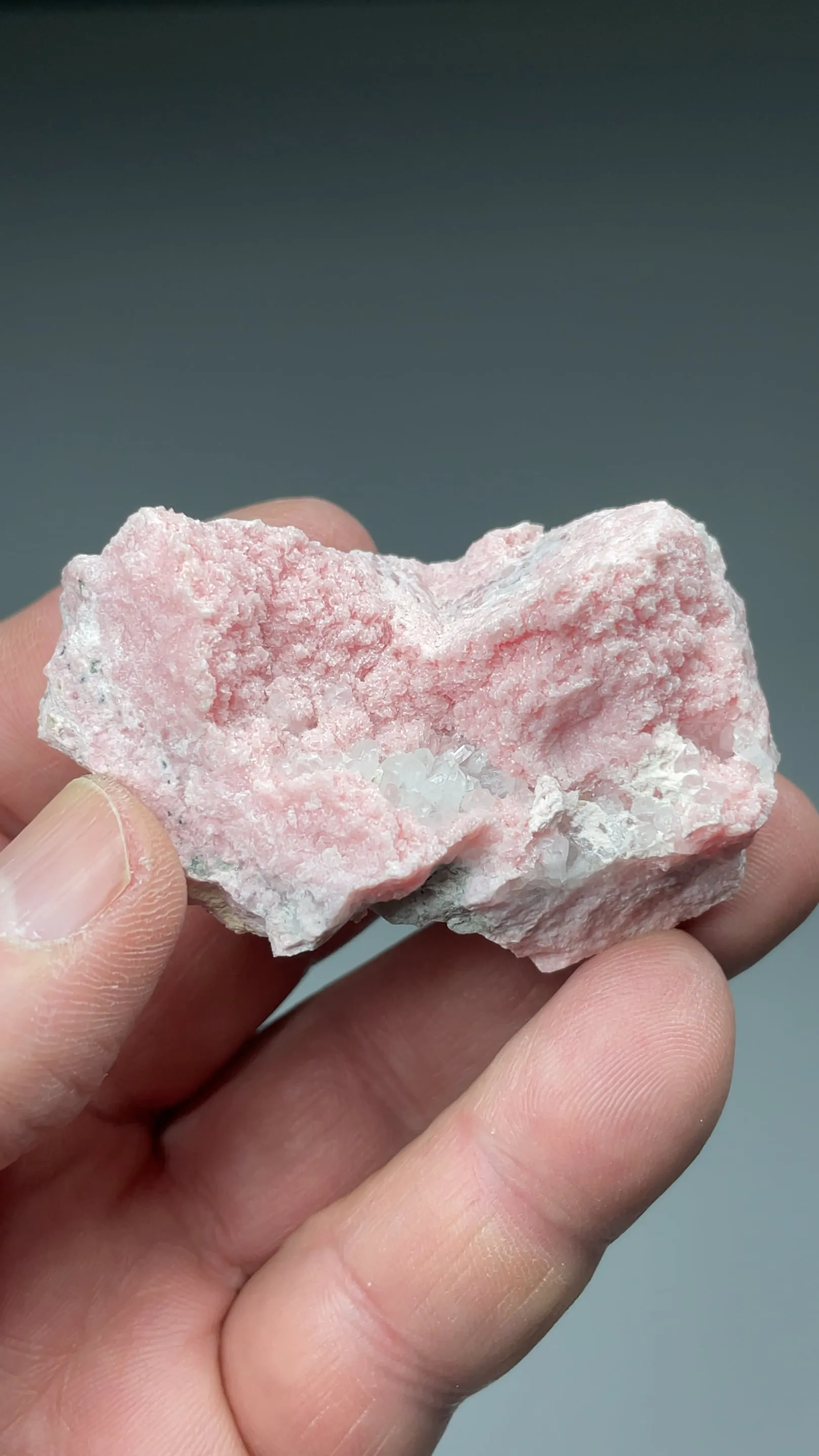 Rhodochrosite with Quartz - image 2