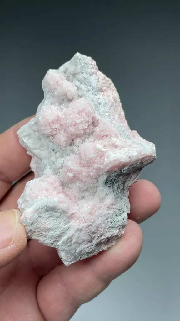 Rhodochrosite with Quartz - image 2