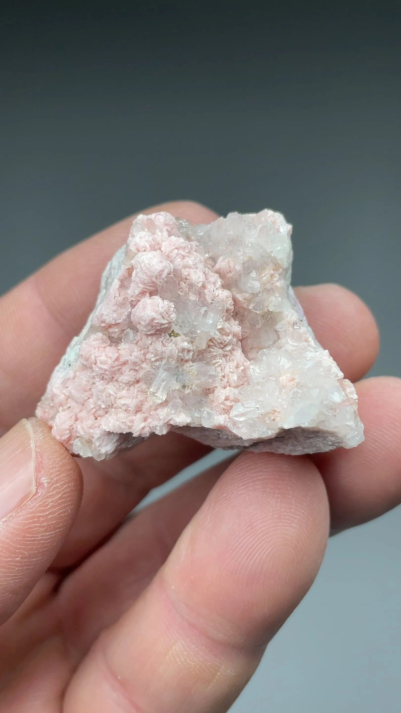 Rhodochrosite with Quartz - image 2