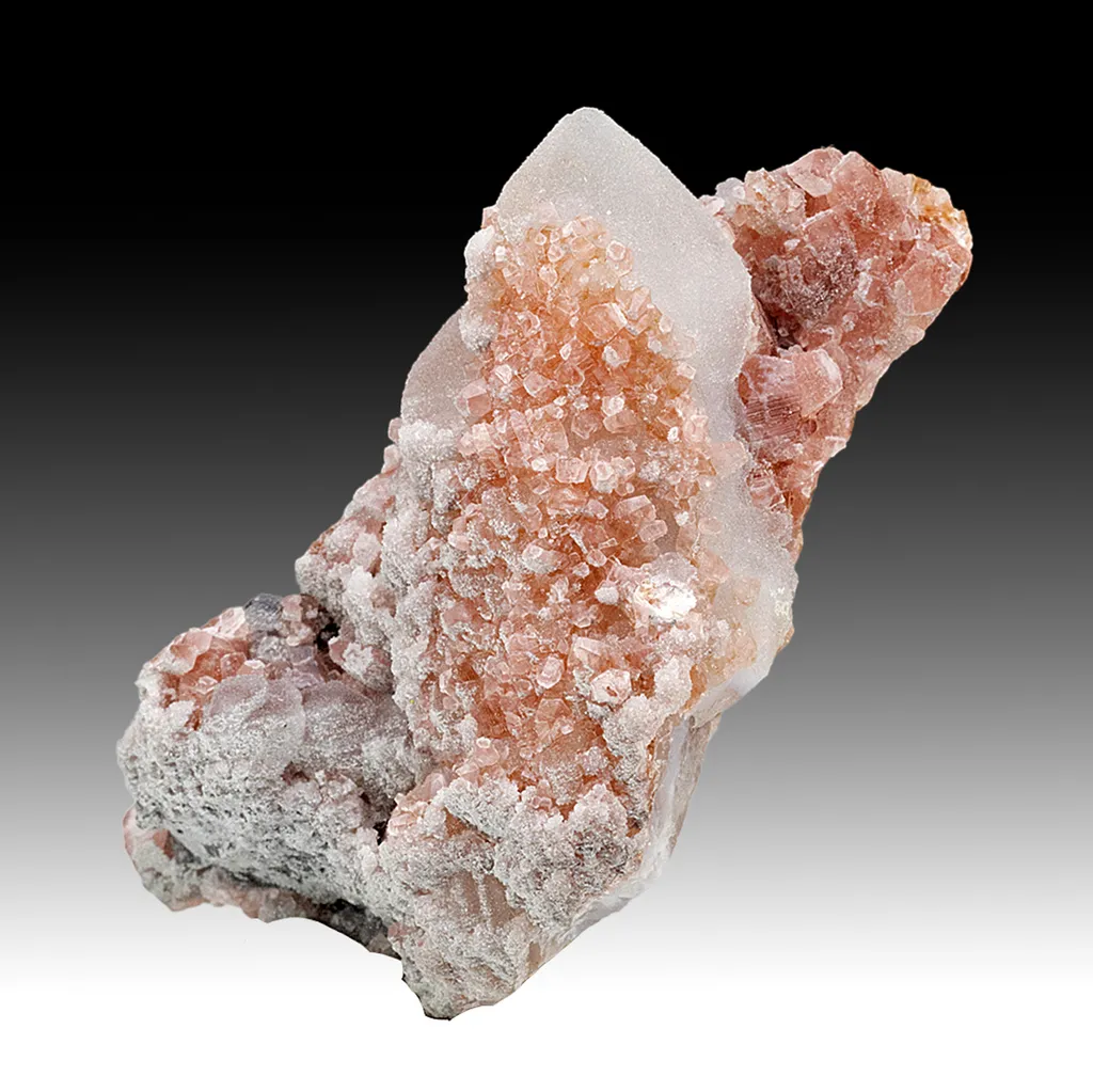Rhodochrosite with Quartz image
