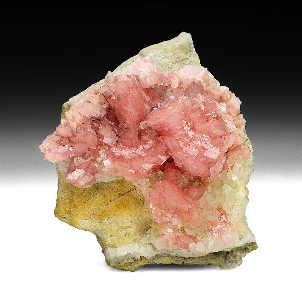 Rhodochrosite with Quartz image