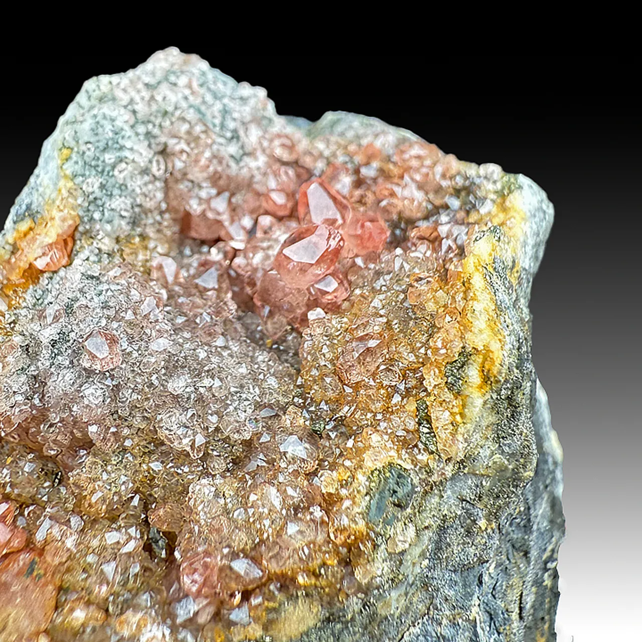Rhodochrosite with Quartz - image 1