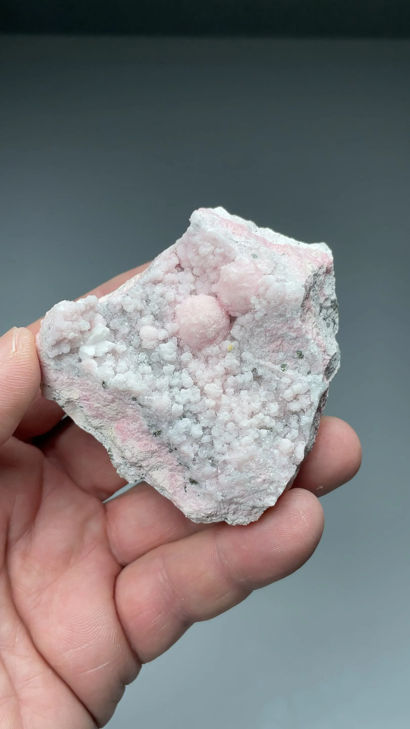 Rhodochrosite with Quartz - image 2