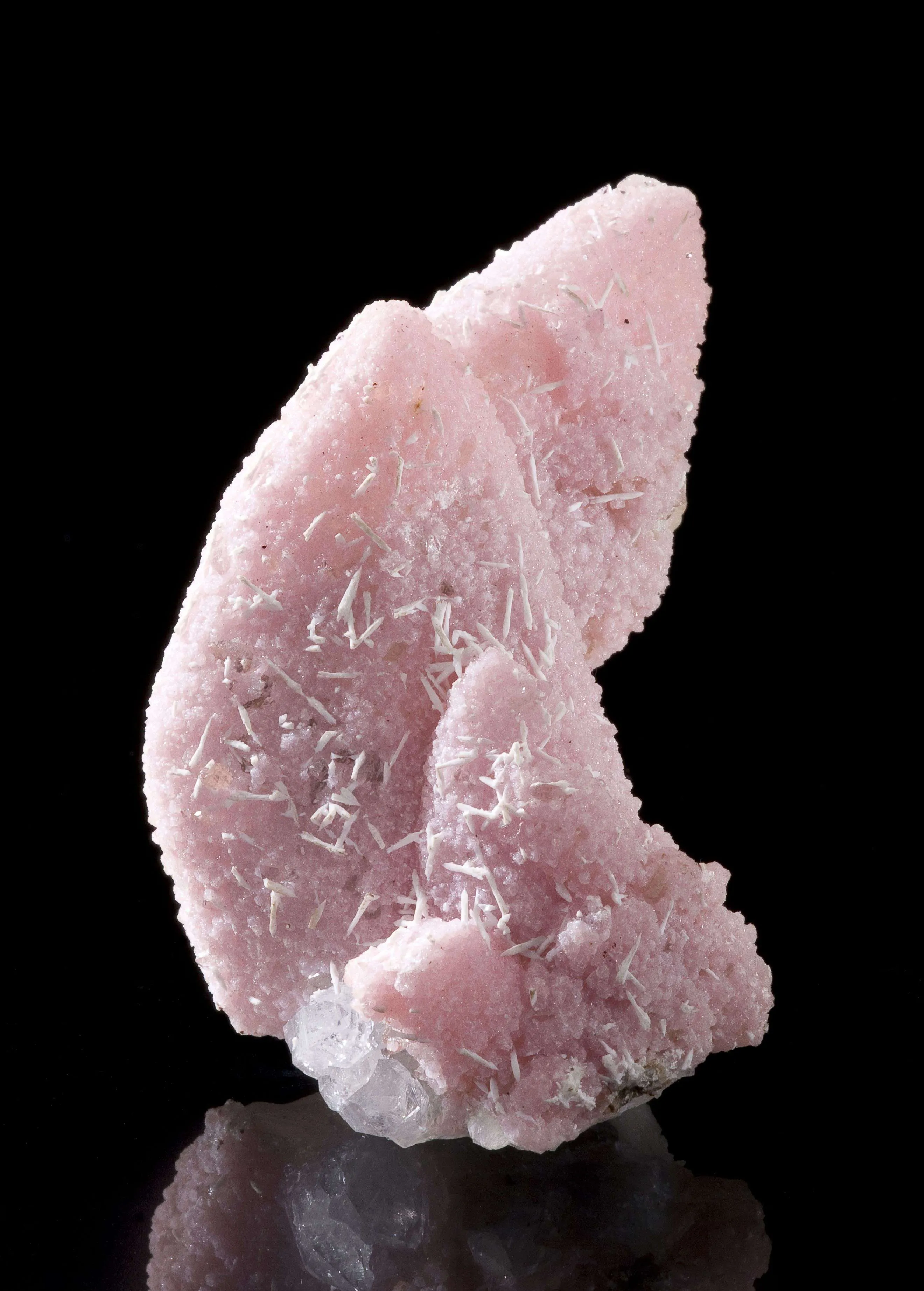 Rhodochrosite With Quartz & Gypsum Casting Calcite - image 2
