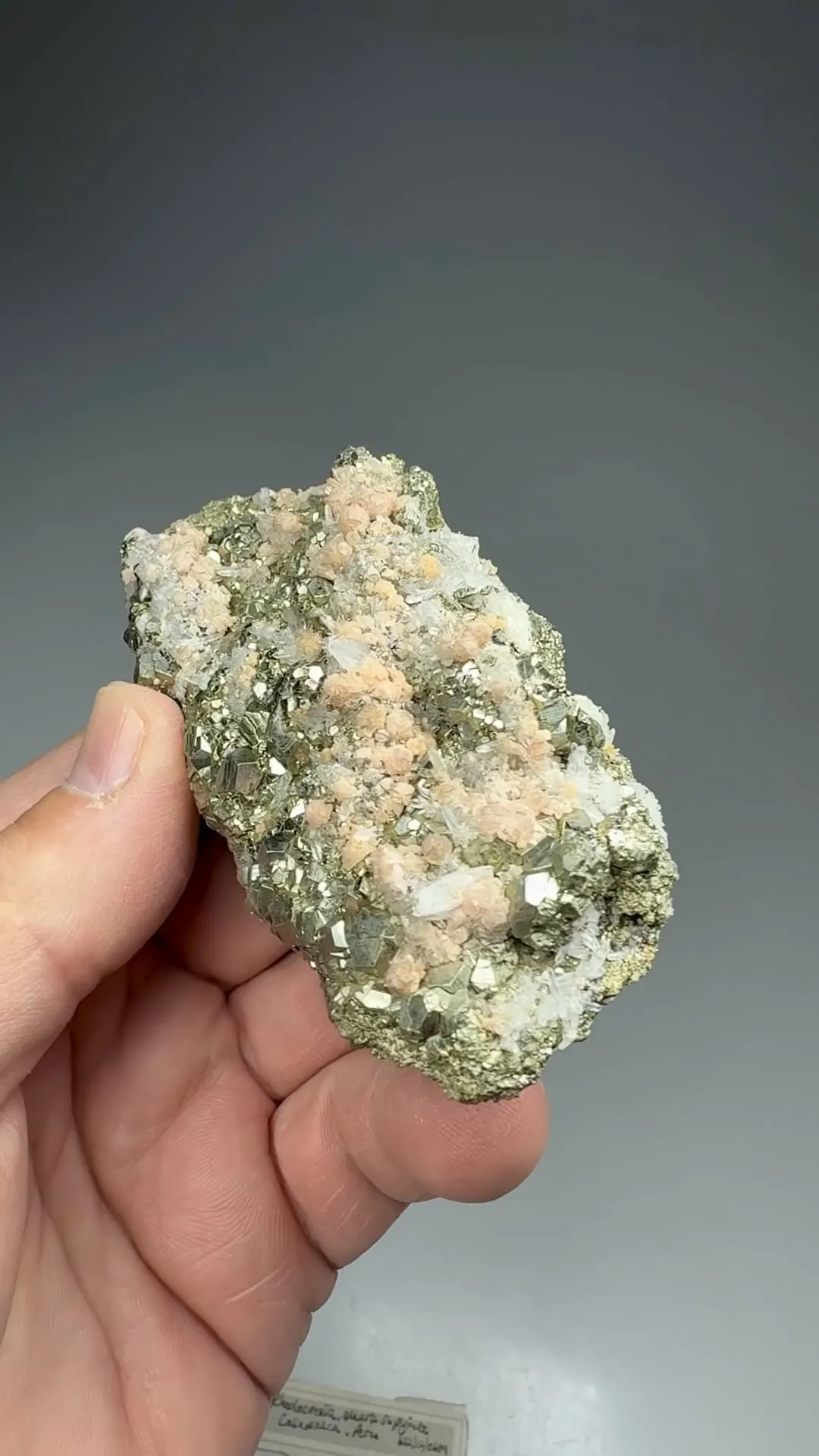 Rhodochrosite with Quartz, Pyrite - image 2