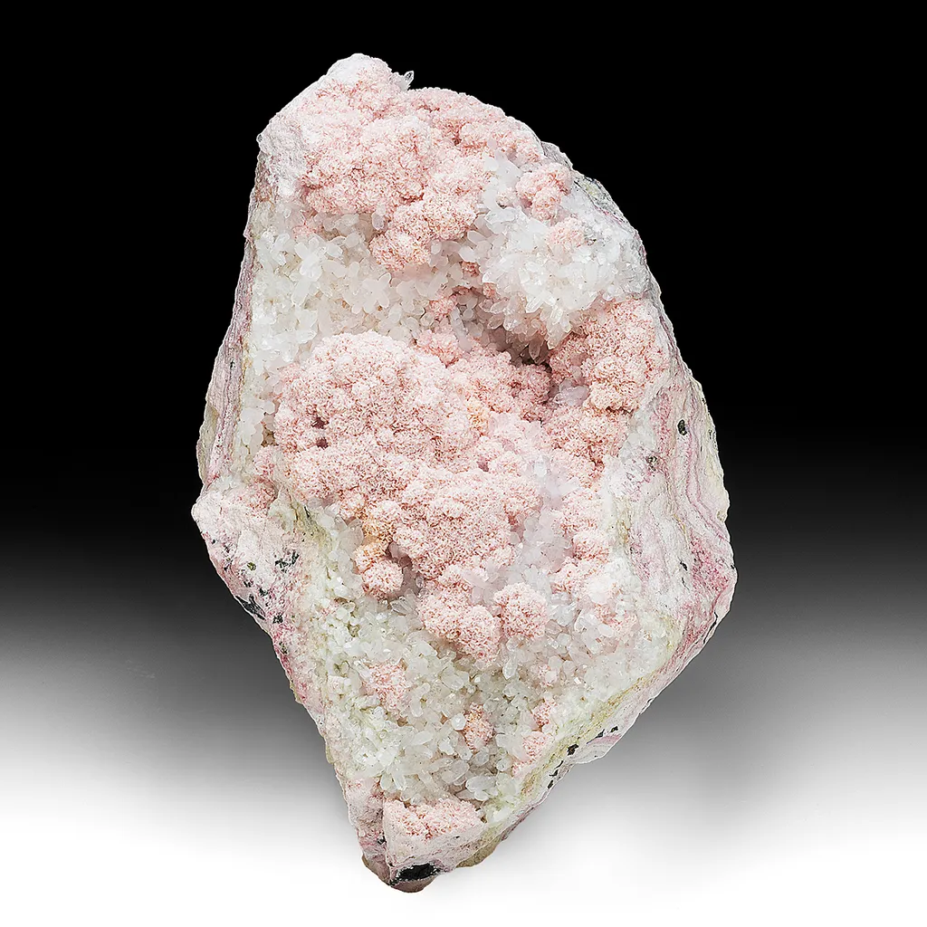Rhodochrosite with Quartz, Sphalerite image