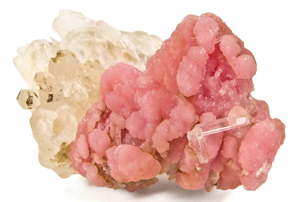 Rhodochrosite With Selenite - image 4