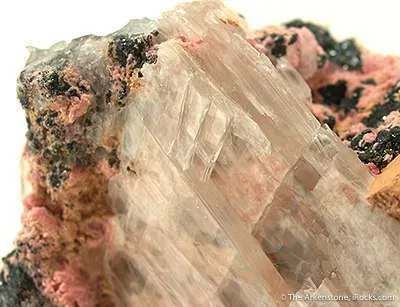 Rhodochrosite With Selenite - image 3