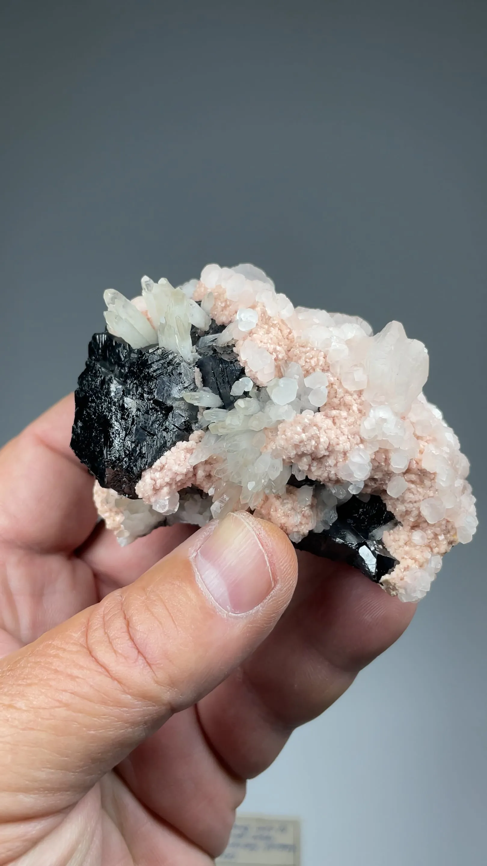 Rhodochrosite with Sphalerite, Quartz - image 2