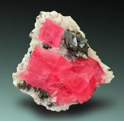 Rhodochrosite with Tetraedrite - image 1