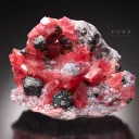 Rhodochrosite with Tetrahedrite and Fluorite - image 3