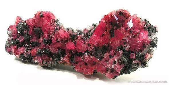 Rhodochrosite With Tetrahedrite on Quartz - image 2