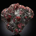 Rhodonite and Galena - image 1